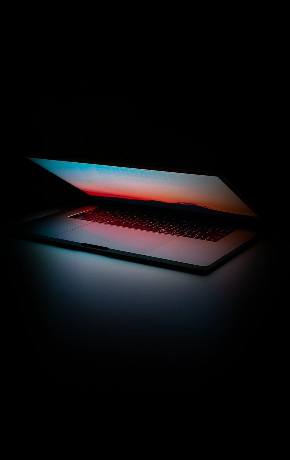 Web Design New York_homepage image_laptop against a dark background