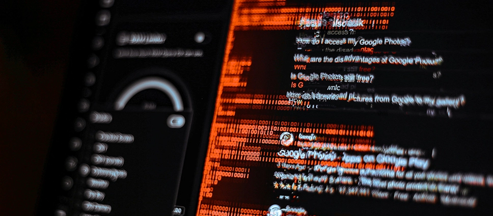 Website Security Audits image_a close up of a computer screen with infected code on it