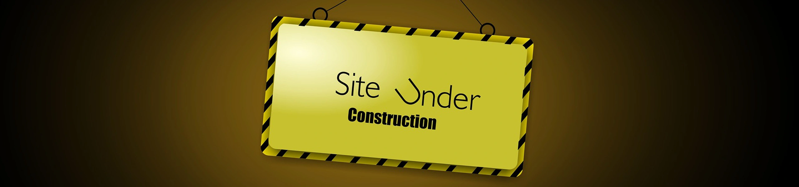 WordPress Troubleshooting featured image_"Site Under Construction" sign with a crooked 'U'